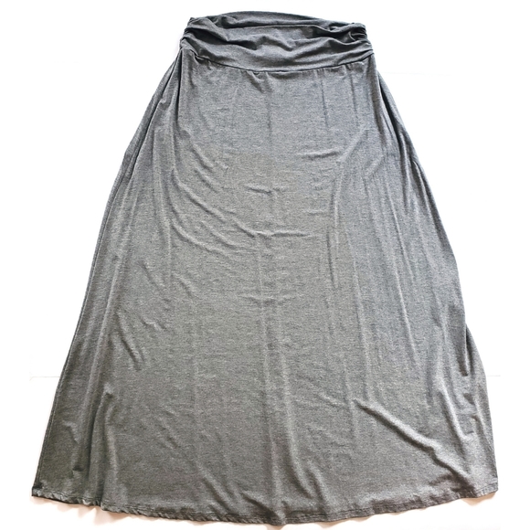 Merona Dresses & Skirts - Merona Gray Maxi Skirt Large